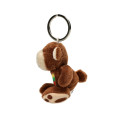 Teddy Bear Keychain with Lithuanian flag heart